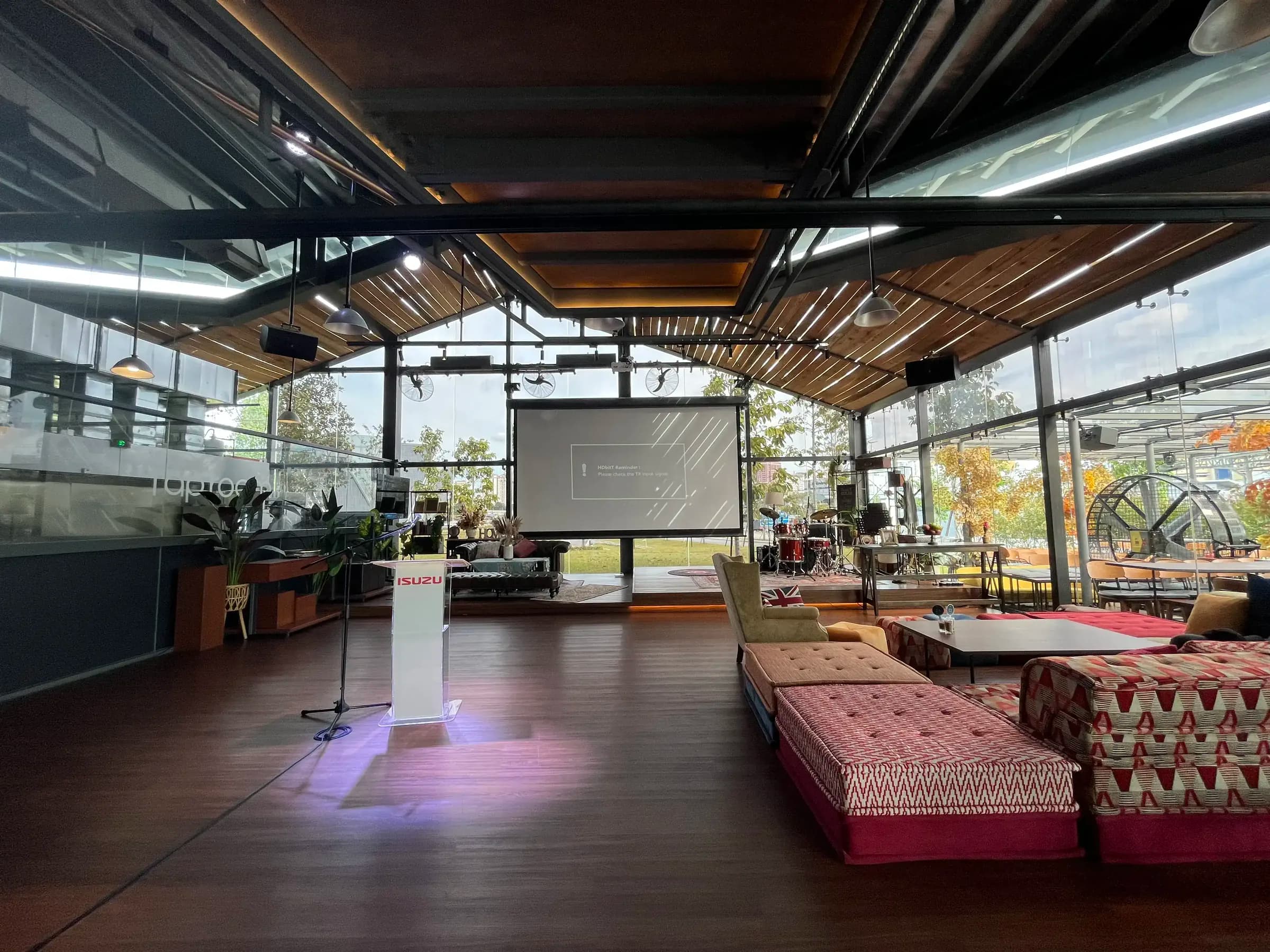 Corporate event setup at Tap Room KL
